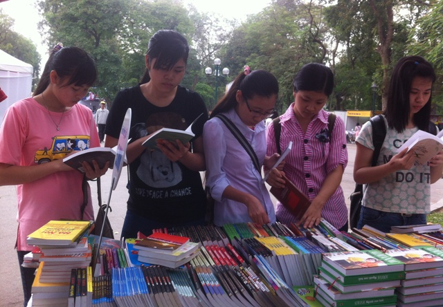 Triển lãm, hội chợ sách quốc tế Việt Nam lần thứ V diễn ra từ ngày 10 - 14/9. (Ảnh minh họa: Huy Lê)